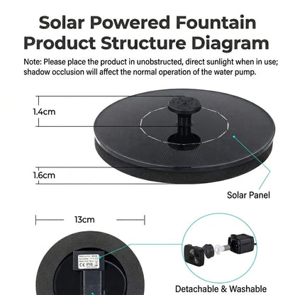 Navozilo®Solar Fountain Pump