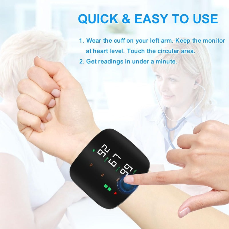 NAVODILO®USB-C Rechargeable Wrist Blood Pressure Monitor