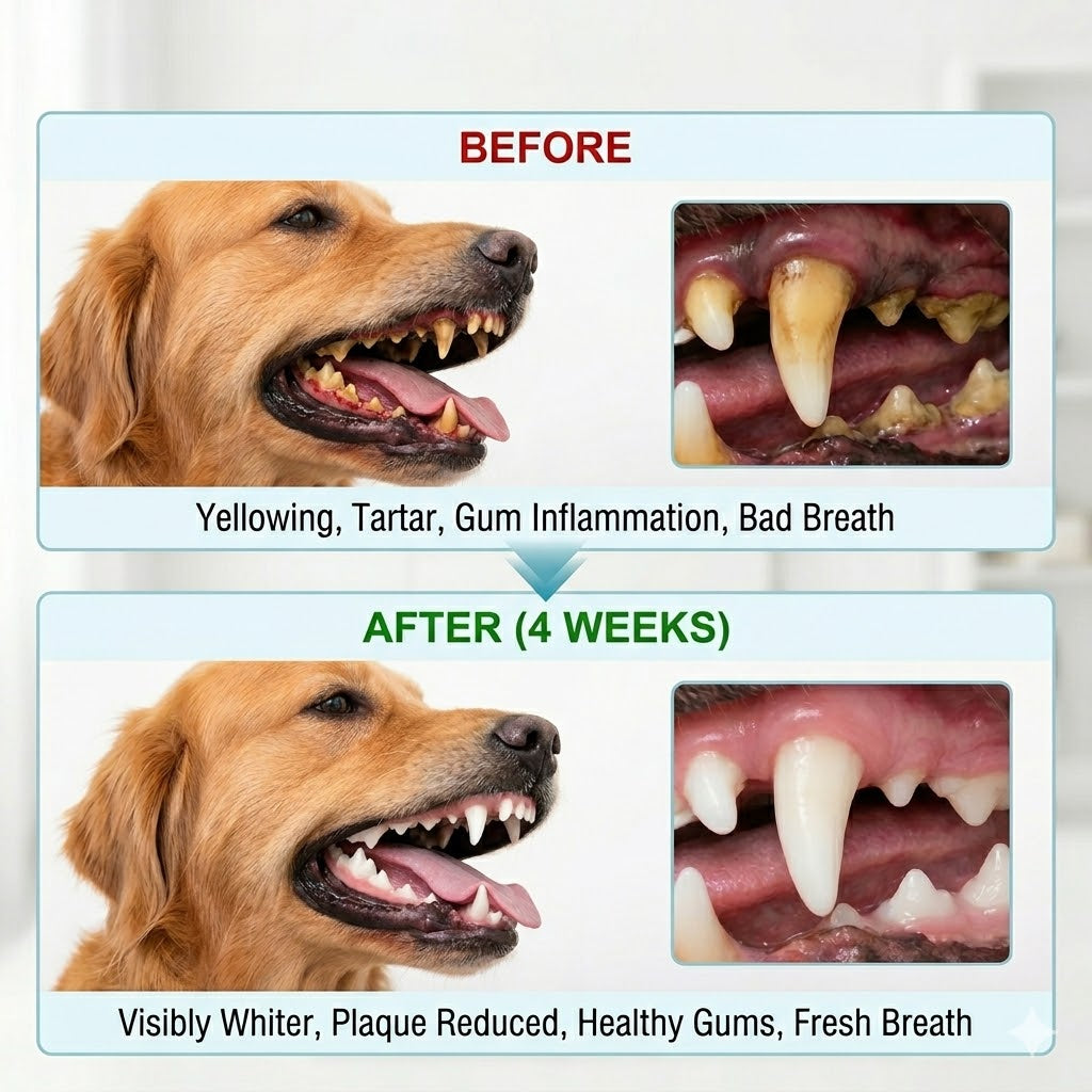 ✨🦷Navozilo® Pet Dental Spray - Advanced Tartar & Plaque Remover No Brushing Required