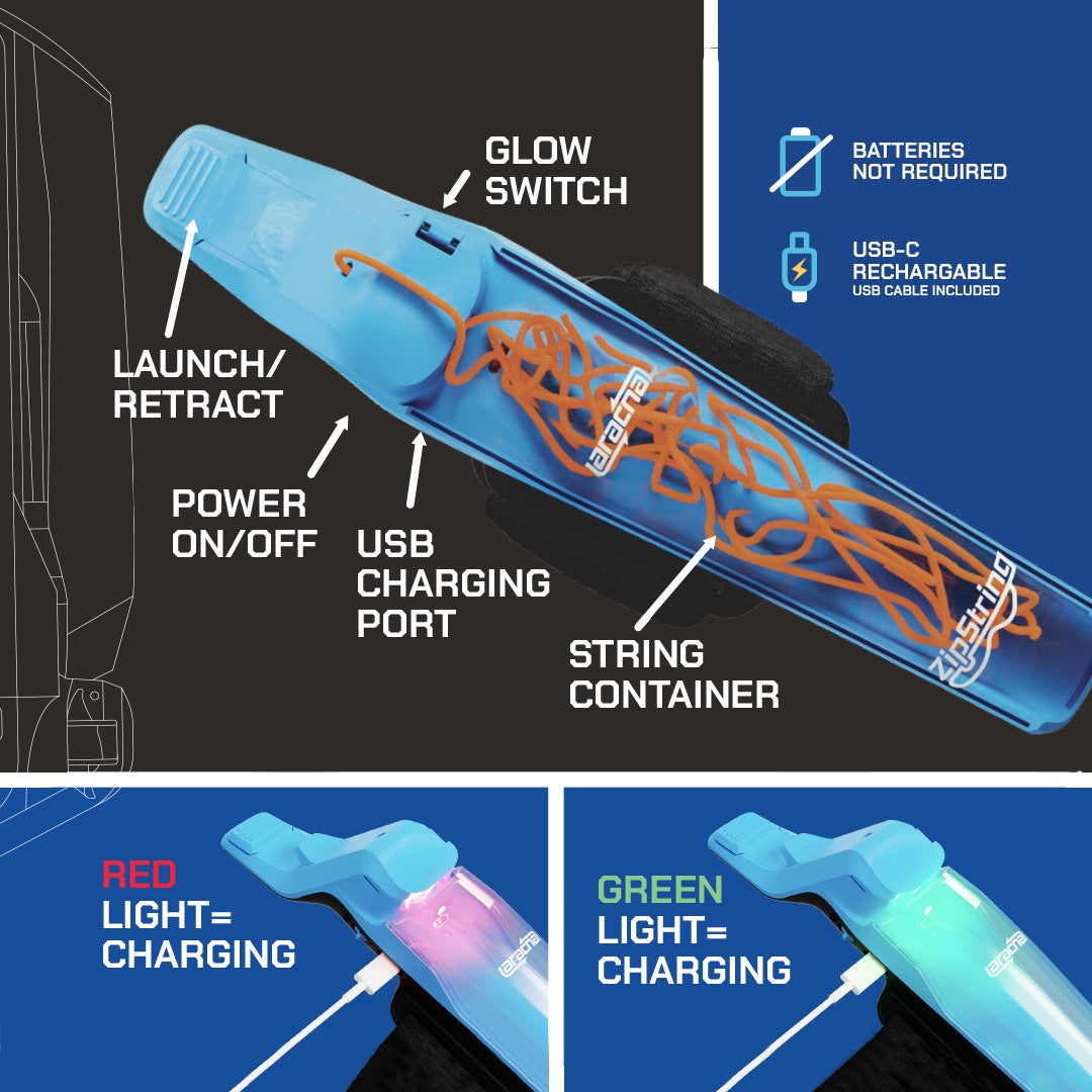 🕸️NAVODILO® Glow String Launcher——Unleash your inner hero with every glowing launch.