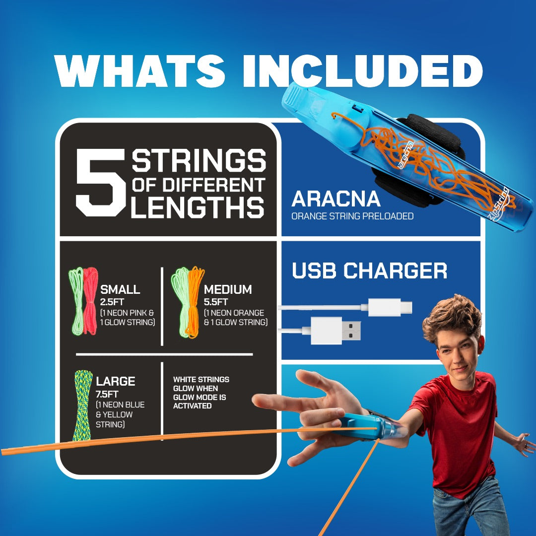 🕸️NAVODILO® Glow String Launcher——Unleash your inner hero with every glowing launch.
