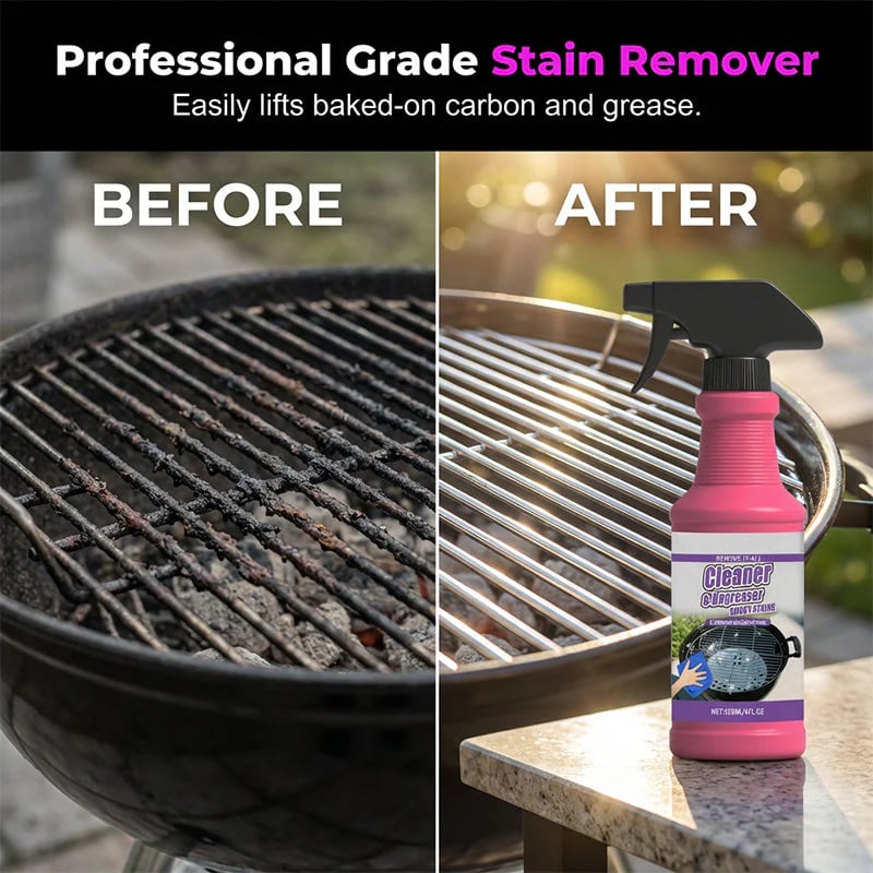 Navozilo®🍖🧼Fast-Acting Heavy-Duty Grill Degreaser Spray✨