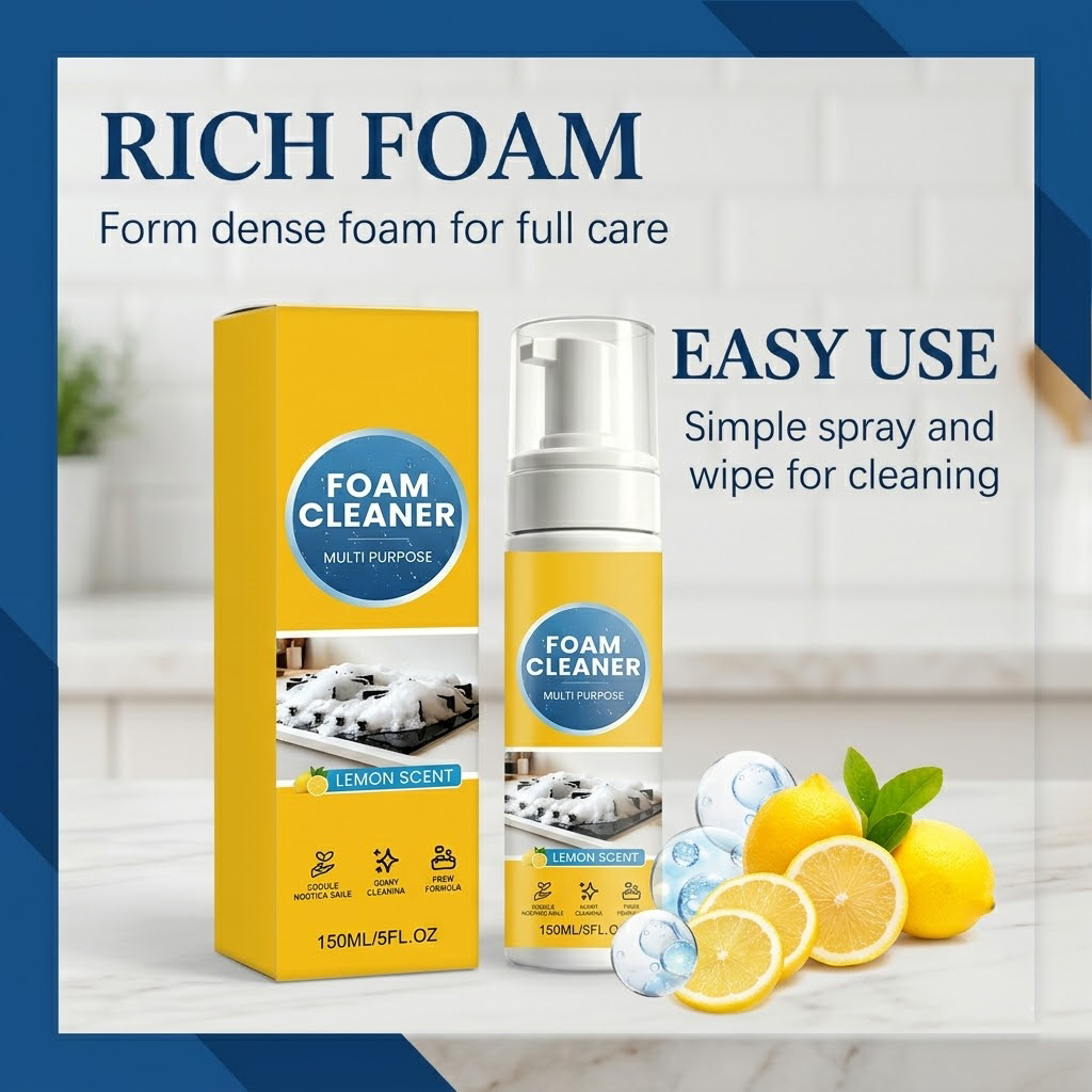 Navozilo® Ultimate Foam Cleaner: Your All-in-One Daily Home Cleaning Solution (Upsell)