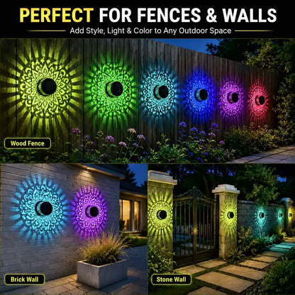 NAVOZILO®🏡☀️Seven-Color Changing Solar Mandala Projection Wall Light upsell