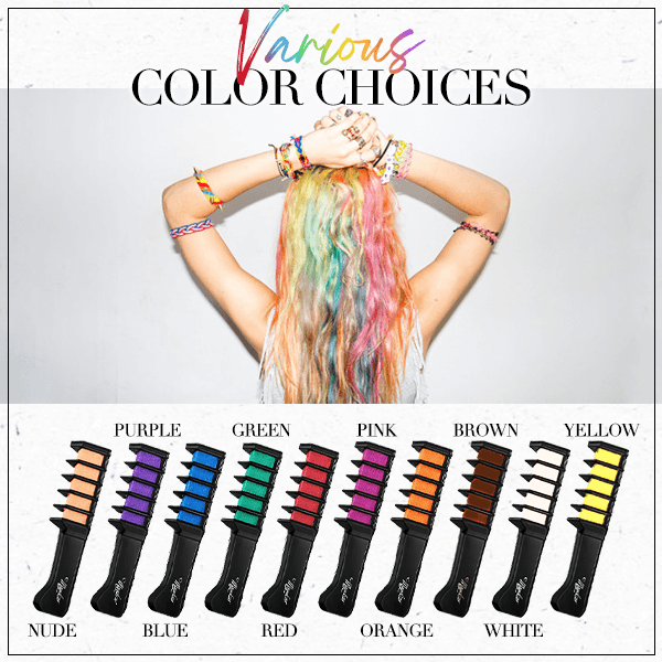 🔥sale-50% OFF✨NAVODILO®Temporary Hair Dye Chalk Comb- Cruelty Free