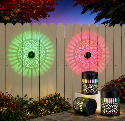 NAVOZILO®🏡☀️Seven-Color Changing Solar Mandala Projection Wall Light upsell