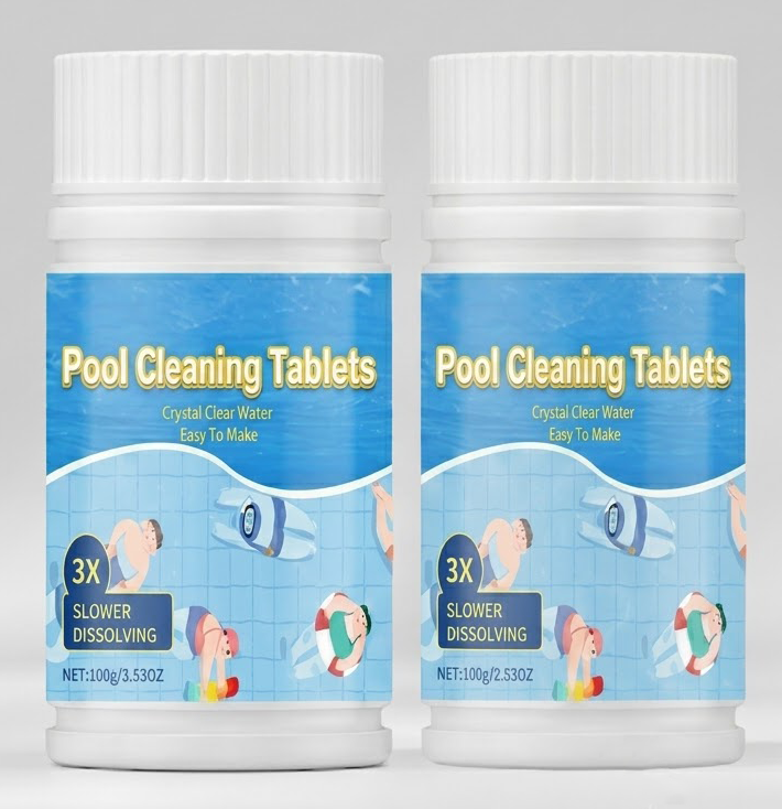 Navozilo® Pool Cleaning Tablets for Crystal Clear Water – Drop, Dissolve, Dive In!🏊‍♂️ (Upsell)