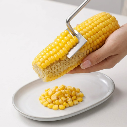 Navozilo® Stainless Steel Corn Peeler – Premium Kernel Stripping Tool (Upsell)
