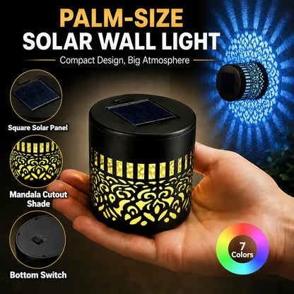 NAVOZILO®🏡☀️Seven-Color Changing Solar Mandala Projection Wall Light upsell