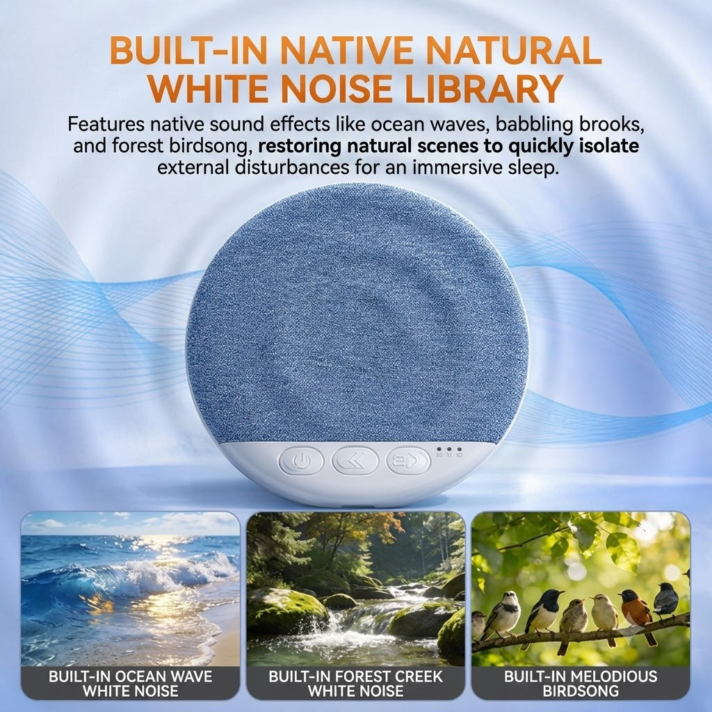 🎁💤Ultra-Thin Under-Pillow Speaker for Side Sleepers-Wireless Pillow Speaker with Timer & DSP Audio, Insomnia Relief & Sleep Aid upsell