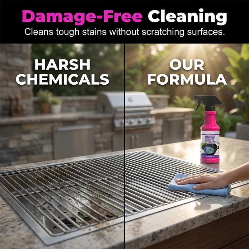 Navozilo®🍖🧼Fast-Acting Heavy-Duty Grill Degreaser Spray✨