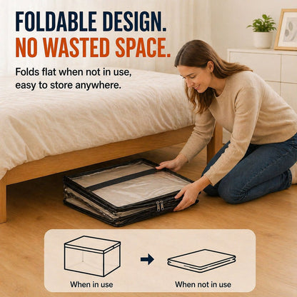 💟💟LAST DAY 50% OFF 📦NAVODILO® Large Heavy-Duty Thick Plastic Clear Storage