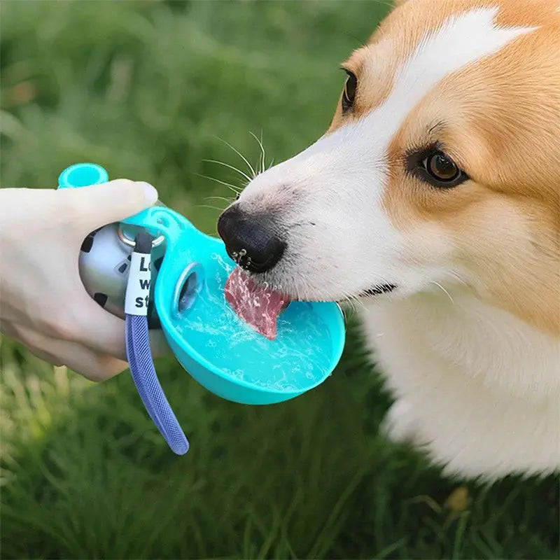 Navozilo® Portable Dog Water Bottle – Leak-Proof Travel Bottle with Bowl