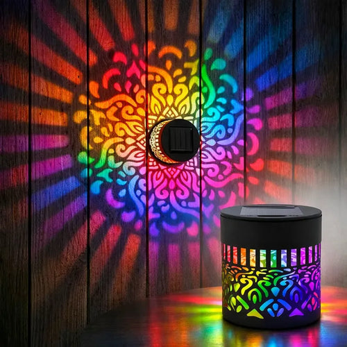NAVOZILO®🏡☀️Seven-Color Changing Solar Mandala Projection Wall Light upsell
