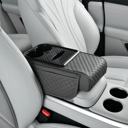 Navozilo® Premium Car Armrest Storage with Integrated Cup Holders & Tissue Station (Upsell)